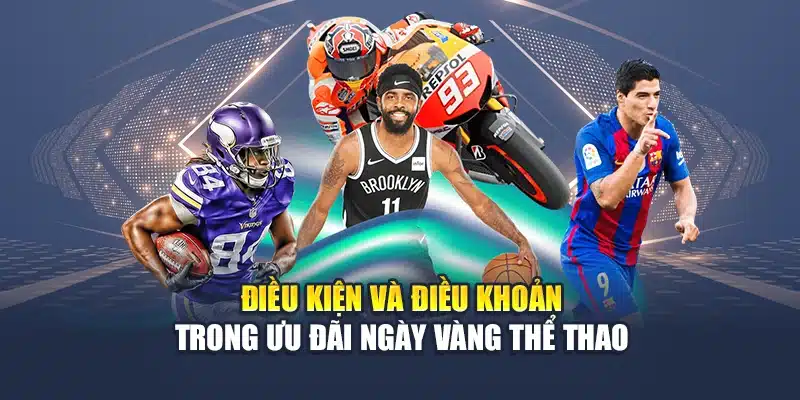 Điều kiện và điều khoản trong ưu đãi Ngày Vàng Thể Thao